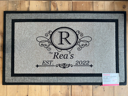 Personalized Welcome Mat